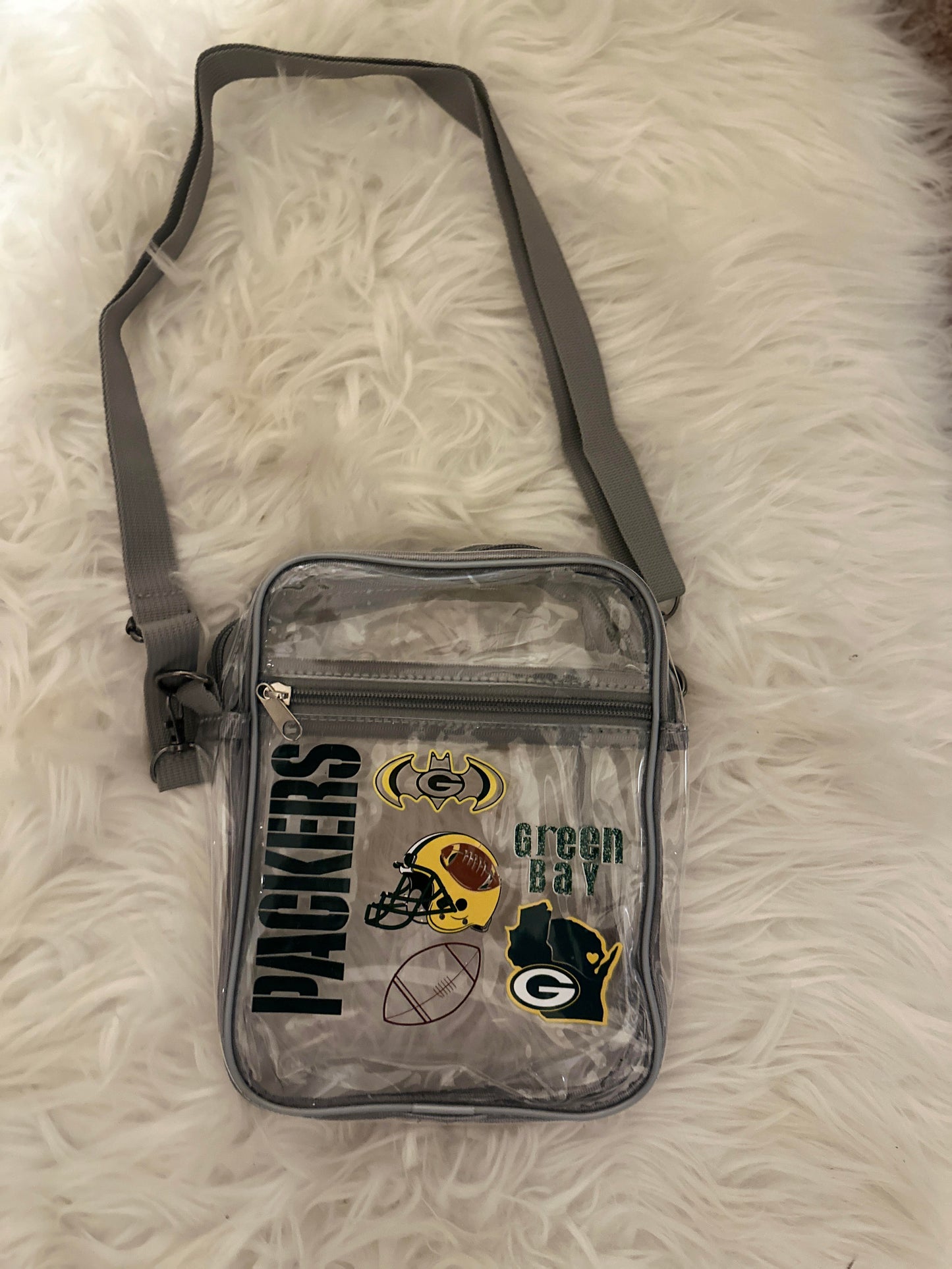 Greenbay Packers Crossbody Stadium Bag