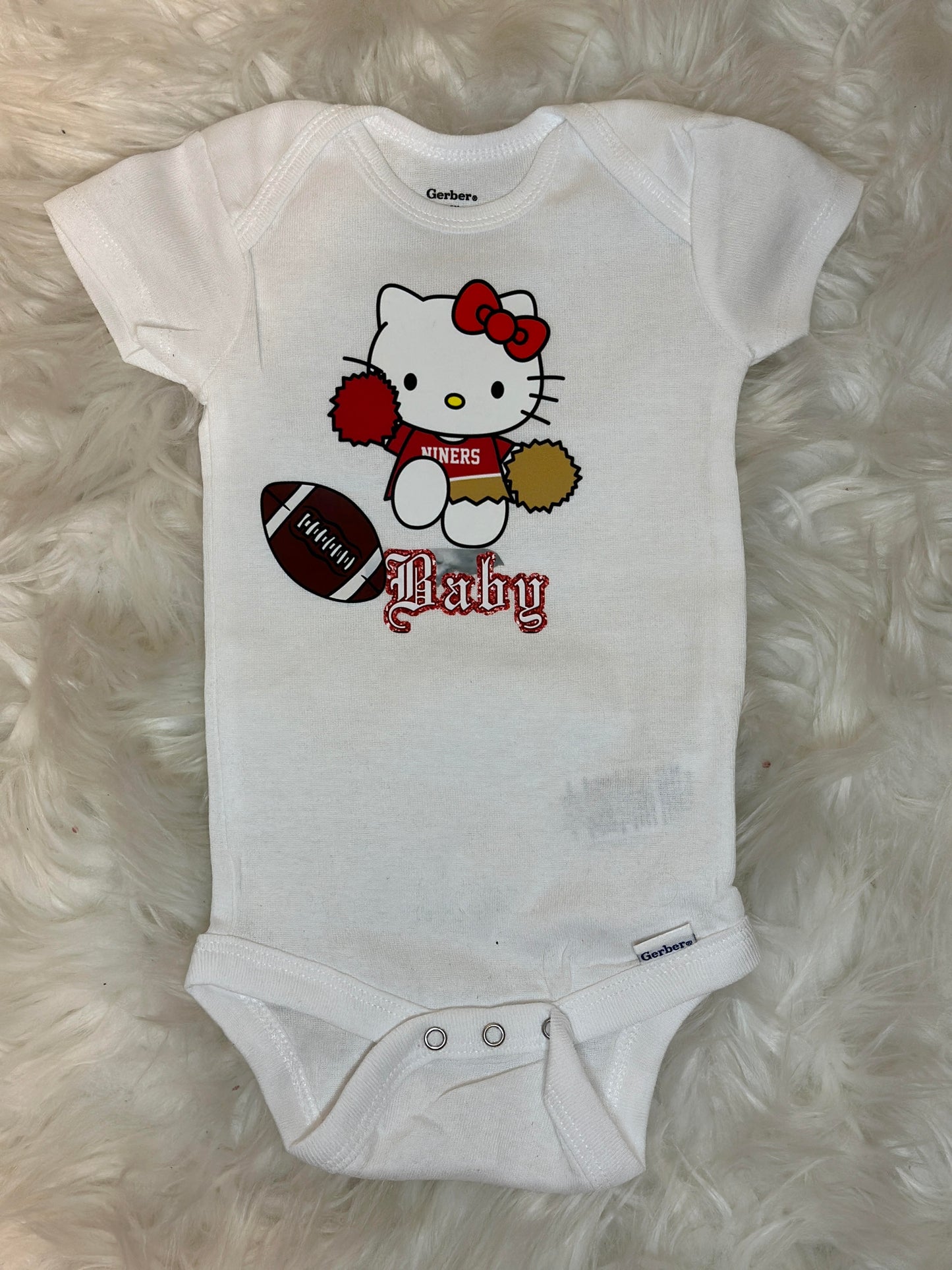 Onesies Customized Sports Team Inspired Variety (all sizes available)