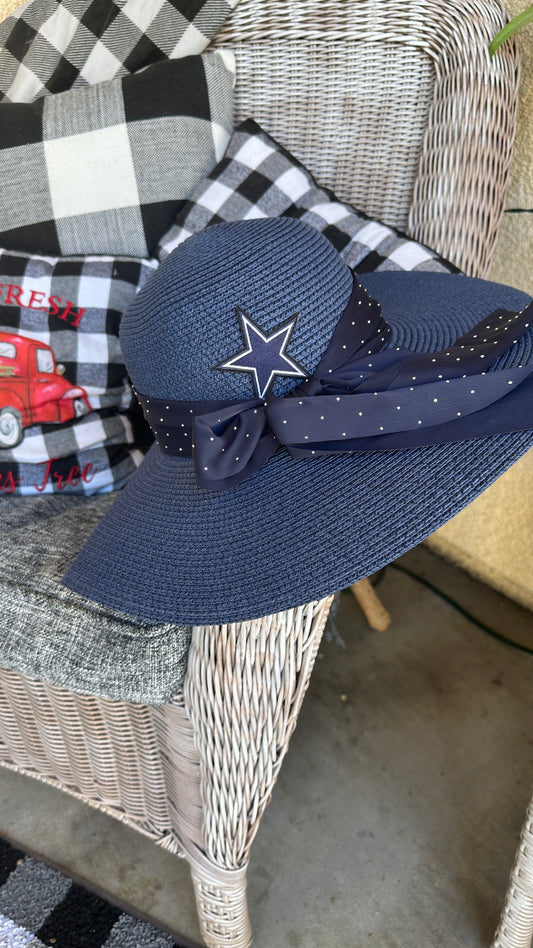 Wide-Brimmed Luxury Sports Team Hat