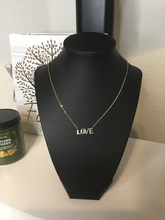 Love Gold Color Chain