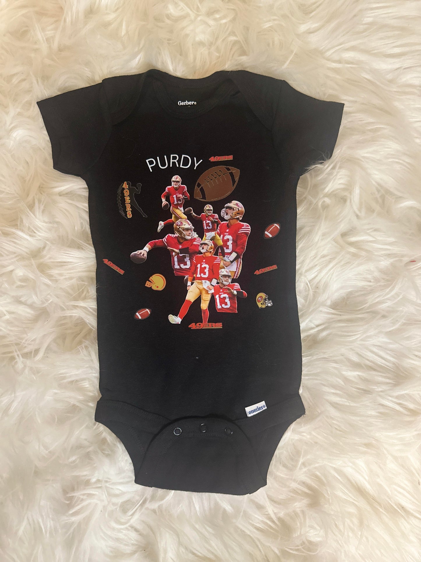 Onesies Customized Sports Team Inspired Variety (all sizes available)