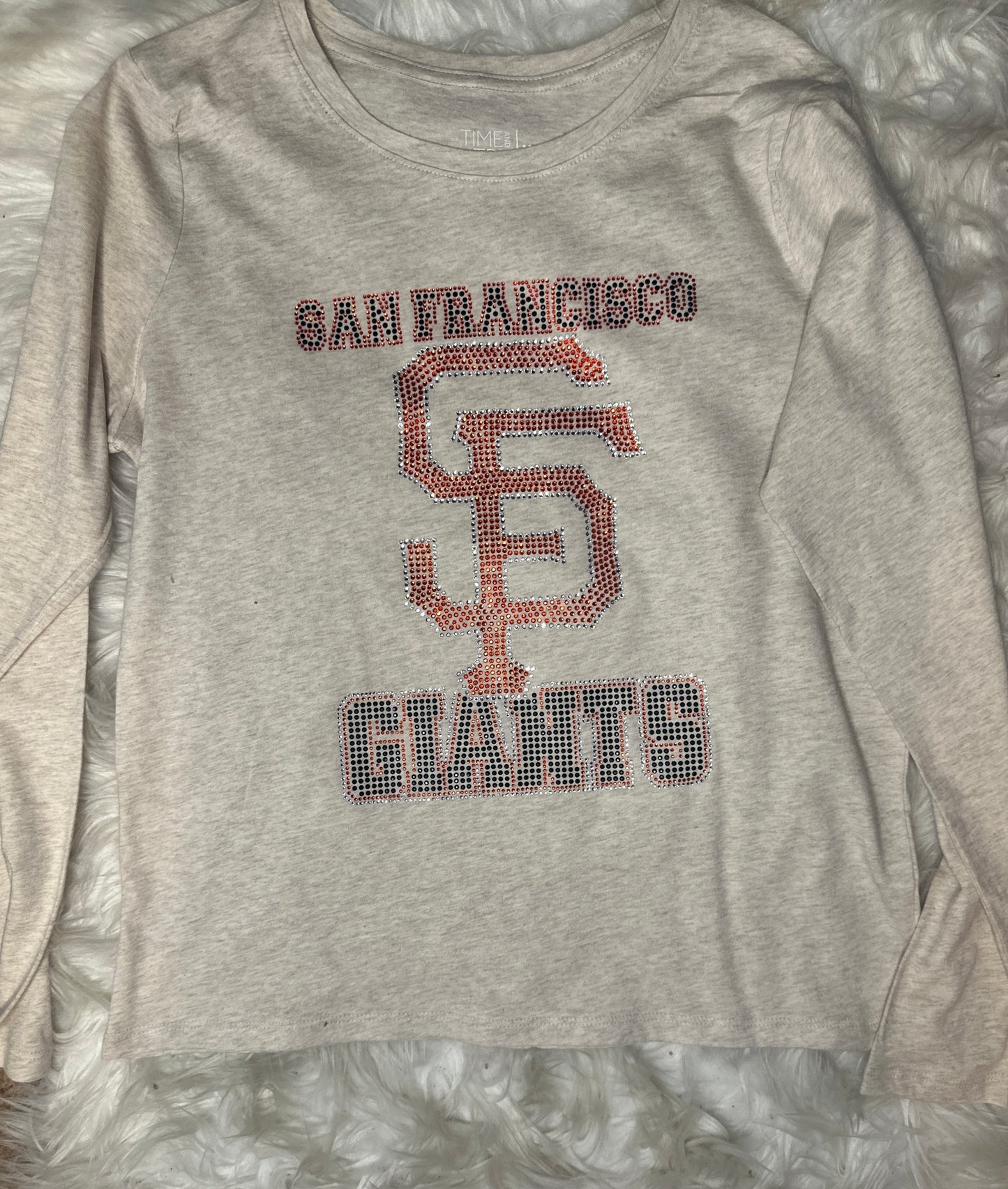 San Francisco Giants Rhinestone Ladies Shirt
