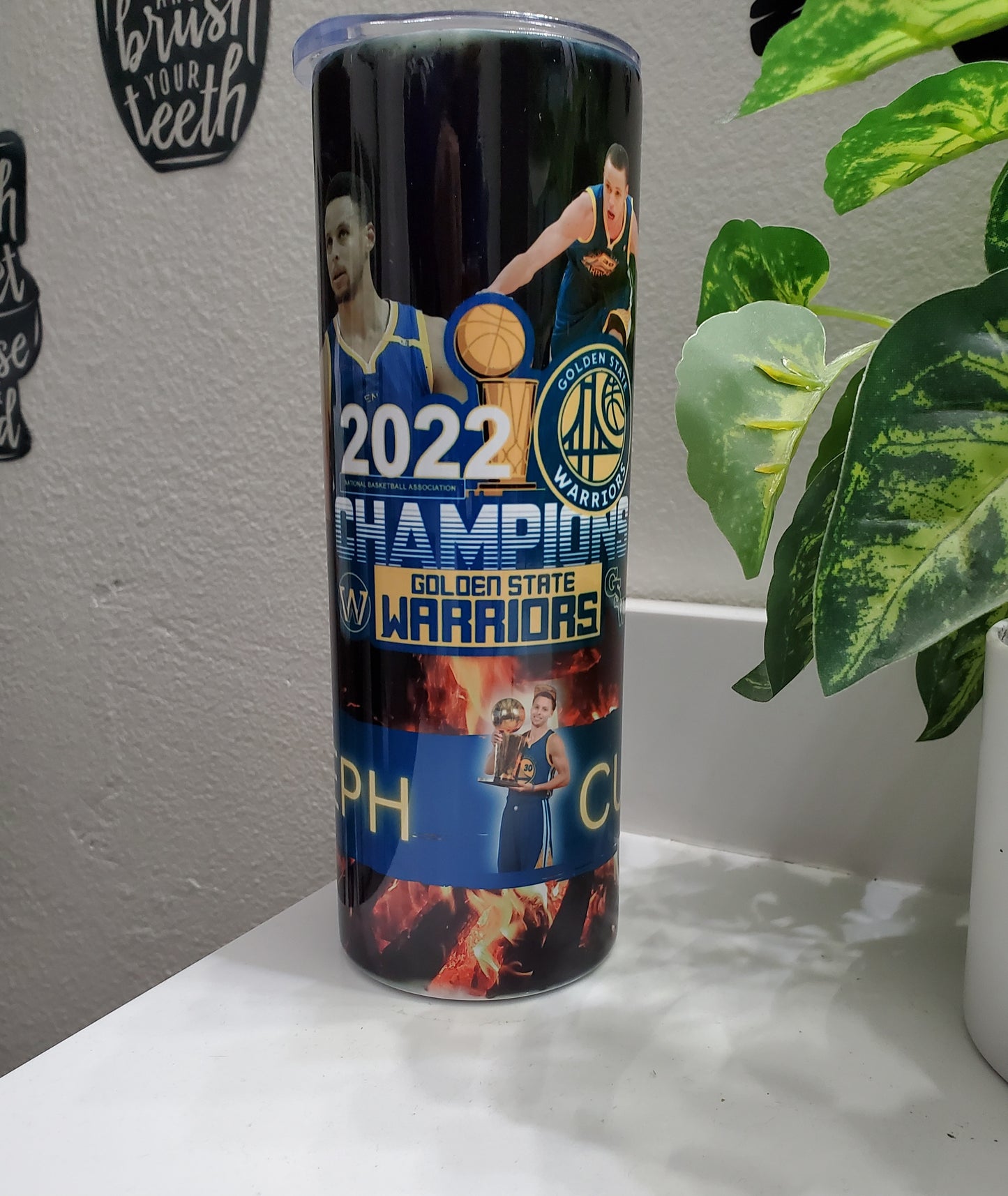 Golden State Warriors Champs Steph Curry 20 oz Tumblers
