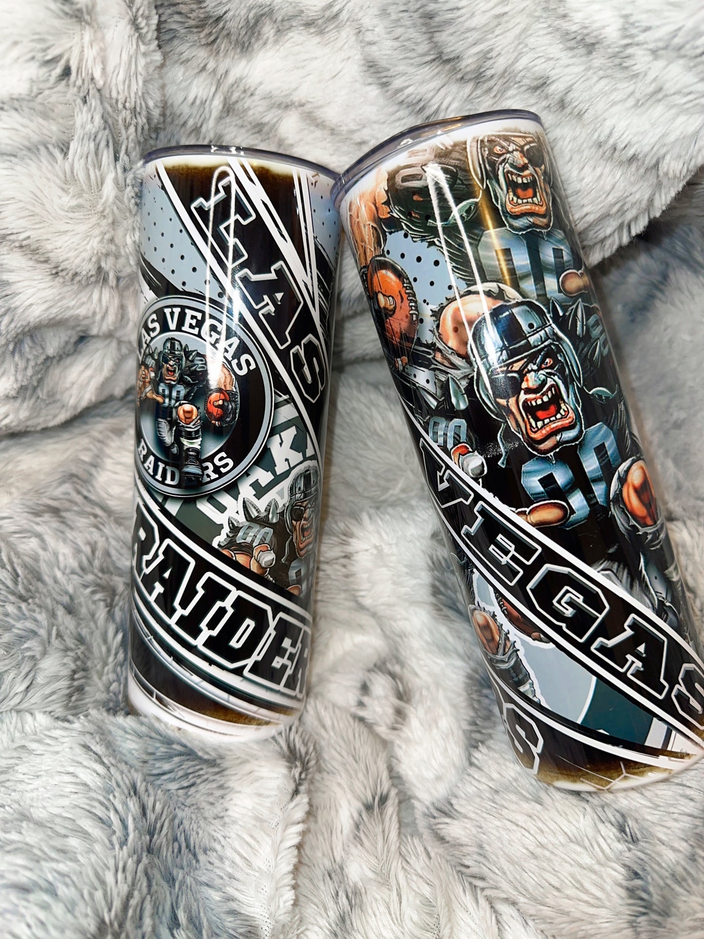 Las Vegas Raiders and Oakland Raiders OG 20 oz Tumblers