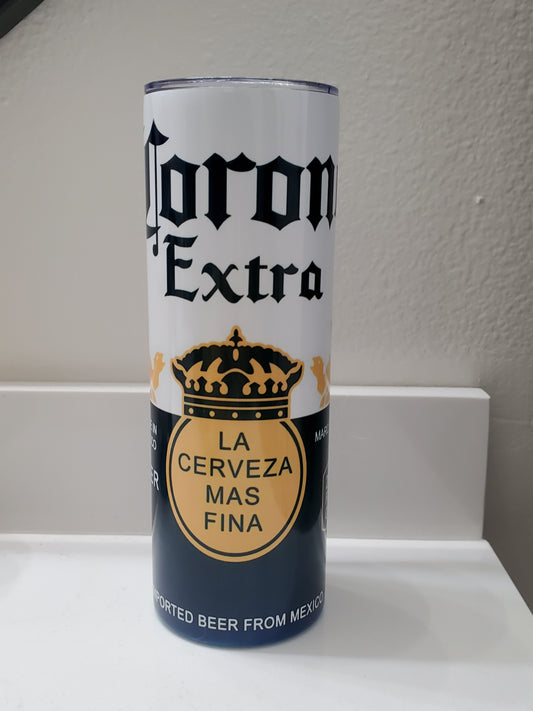 Corona Extra Custom 20 oz Skinny Tumbler