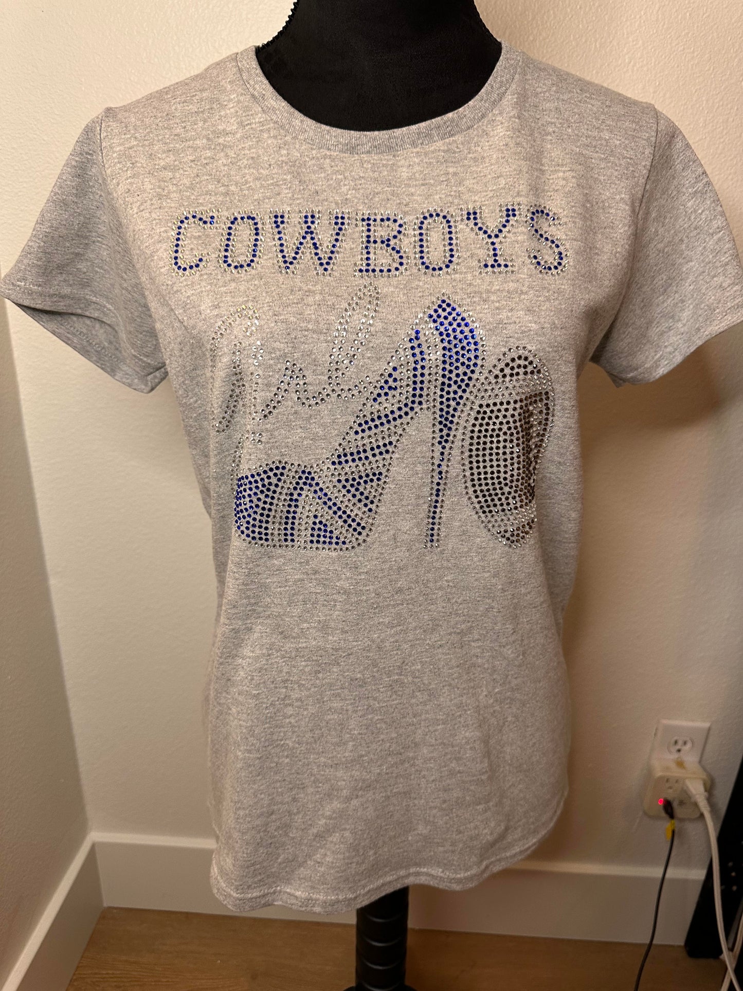 Dallas Cowboys Star Ladies Custom Rhinestone Shirt – Inspired Perfectly