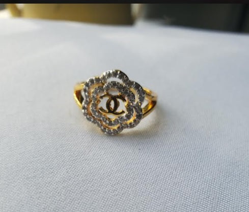 Rings Gold Plated CZ