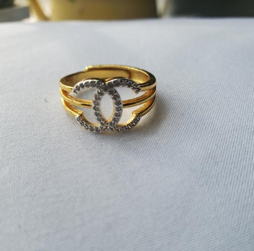 Rings Gold Plated CZ