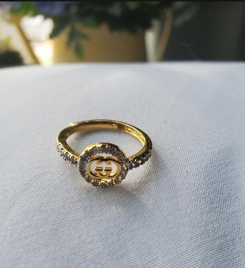 Rings Gold Plated CZ