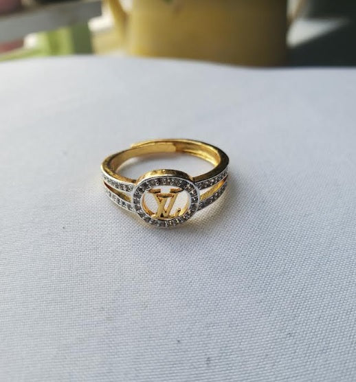 Rings Gold Plated CZ