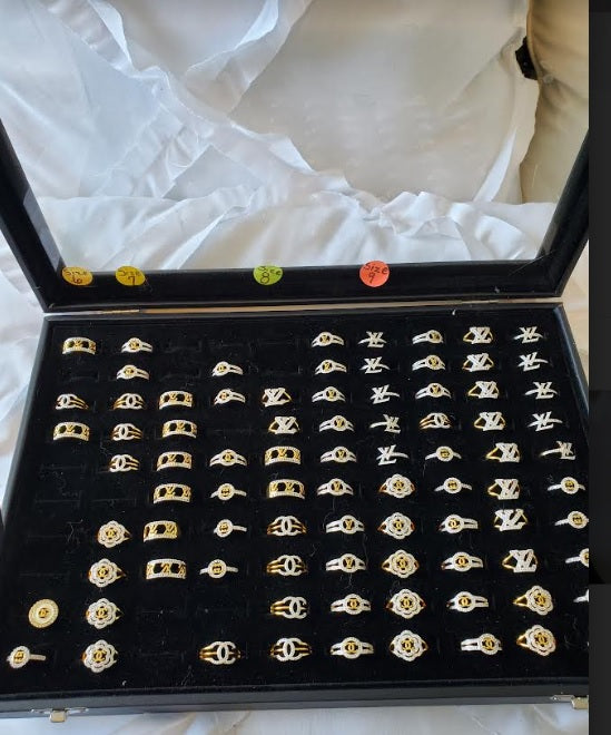 Rings Gold Plated CZ